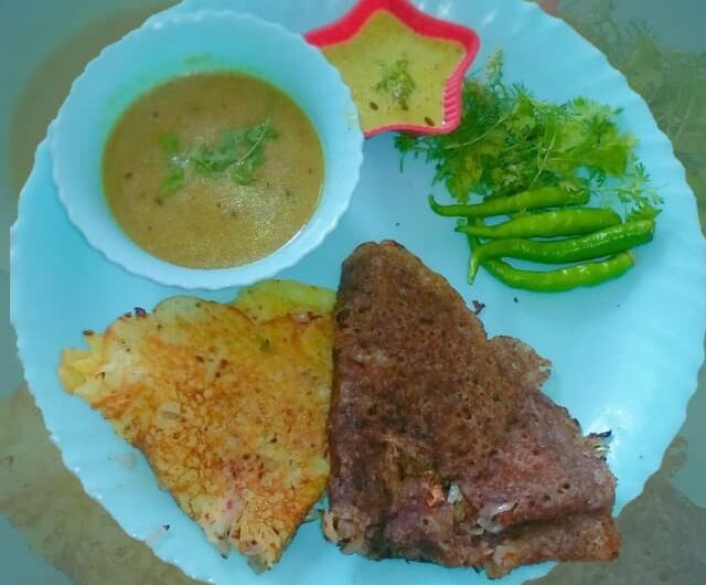 Instant Rava Dosa | Ragi Rava Dosa | Green Chili Rasam