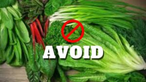 Why you should avoid leafy vegetables during monsoon