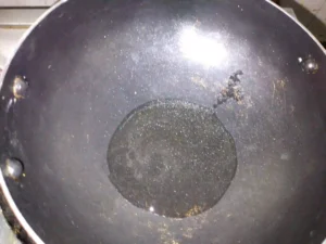 Oil in Pan