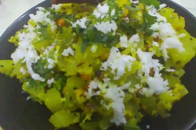 Chayote Ki Sabzi | Chayote Squash Stir Fry