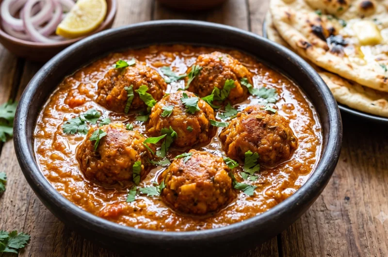 Restaurant-Style Cabbage Kofta Curry (Patta Gobhi Kofta)